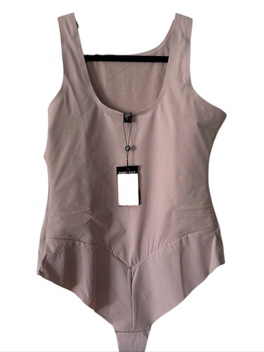 NWT Pinsy High Neck Hourglass Shapewear Cheeky Bodysuit Light Lilac XL